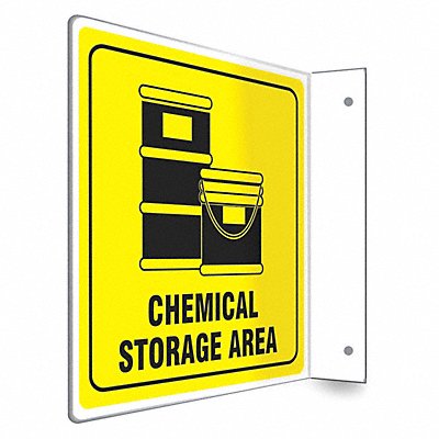 Safety Sign 8 inx8 in PETG