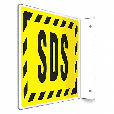 Safety Sign 8 inx12 in PETG