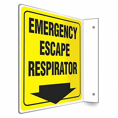 Safety Sign 8 in x 8 in PETG