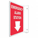 Safety Sign 12 in x 9 in PETG