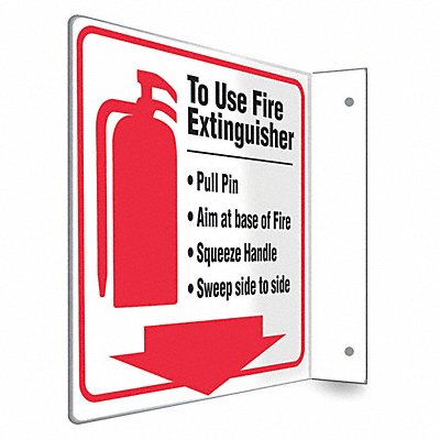 Safety Sign 8 in x 8 in PETG