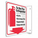 Safety Sign 8 in x 8 in PETG
