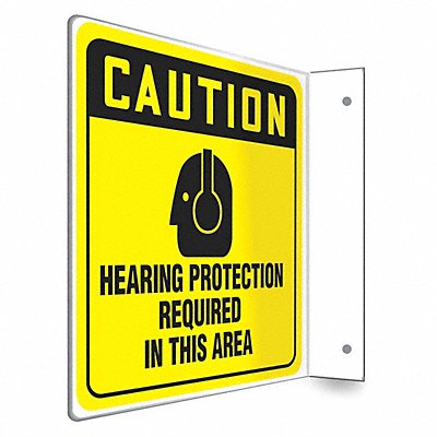 Safety Sign 8 inx8 in PETG