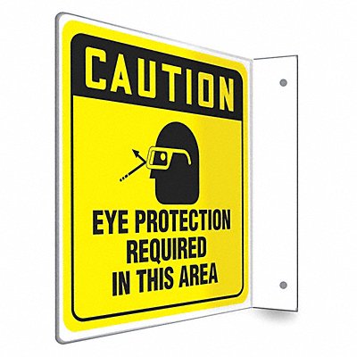 Safety Sign 8 inx8 in PETG