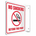 Safety Sign 8 inx8 in PETG