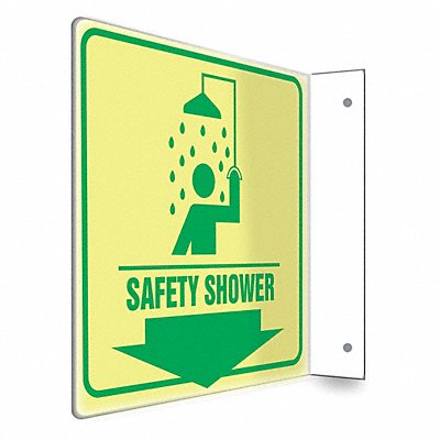 Safety Sign 8 inx8 in PETG