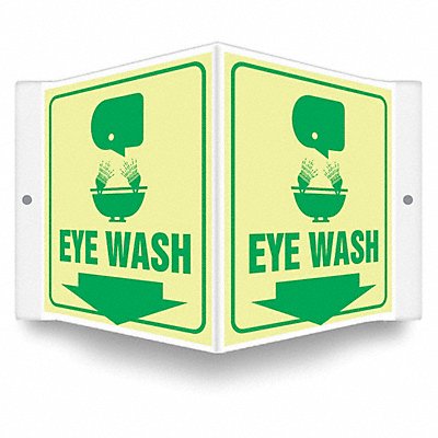 Safety Sign 6 inx8 1/2 in PETG