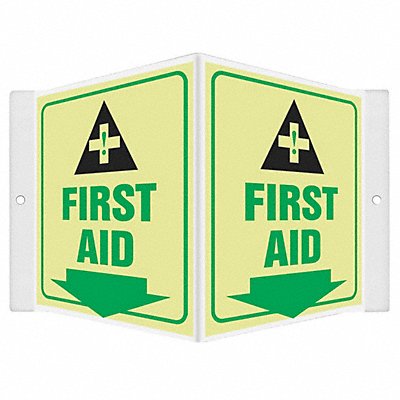 Safety Sign 6 inx8 1/2 in PETG