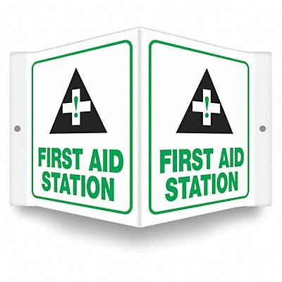 Safety Sign 6 in x 8 1/2 in PETG