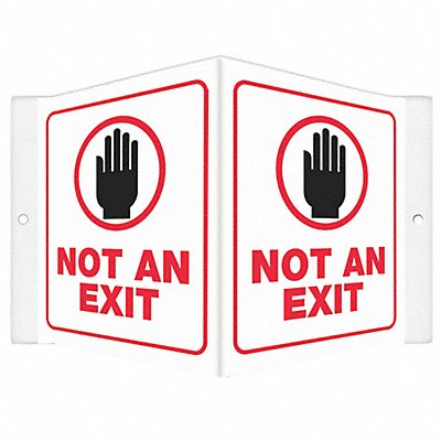 Safety Sign 6 in x 8 1/2 in PETG
