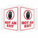Safety Sign 6 in x 8 1/2 in PETG