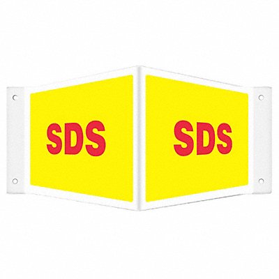 Safety Sign 8 inx18 in PETG