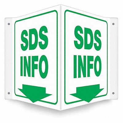 Safety Sign 12 inx14 in PETG