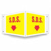 Safety Sign 8 inx18 in PETG