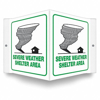 Safety Sign 6 in x 8 1/2 in PETG