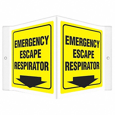 Safety Sign 6 in x 8 1/2 in PETG