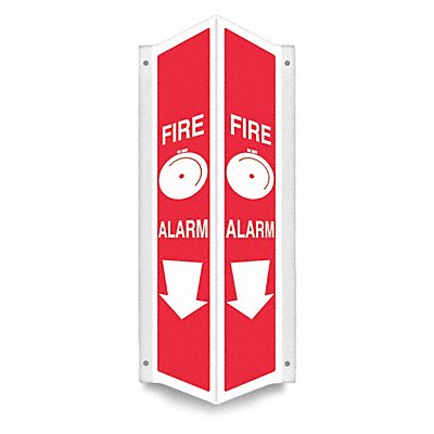 Safety Sign 24 in x 7 1/2 in PETG