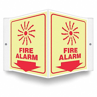 Safety Sign 6 inx8 1/2 in PETG