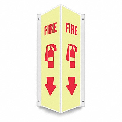 Safety Sign 18 inx7 1/2 in PETG