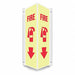 Safety Sign 18 inx7 1/2 in PETG