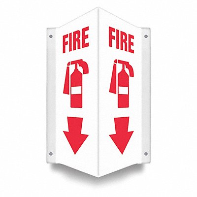 Safety Sign 12 in x 7 1/2 in PETG