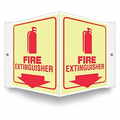 Safety Sign 6 inx8 1/2 in PETG