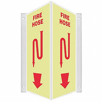 Safety Sign 12 inx7 1/2 in PETG