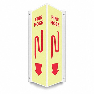 Safety Sign 18 inx7 1/2 in PETG