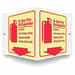 Safety Sign 6 inx8 1/2 in PETG