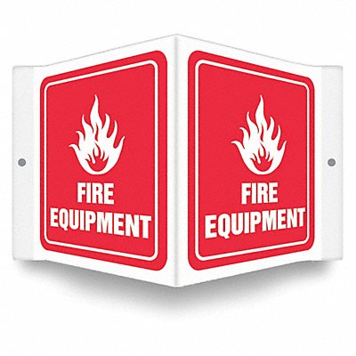 Safety Sign 6 in x 8 1/2 in PETG
