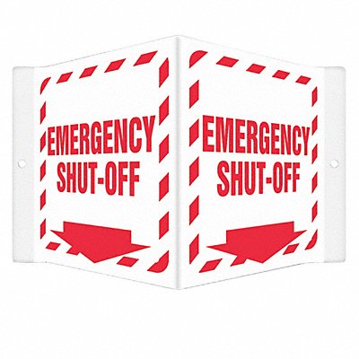 Safety Sign 6 in x 8 1/2 in PETG