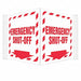 Safety Sign 6 in x 8 1/2 in PETG