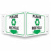 Safety Sign 8 in x 18 in PETG