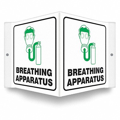 Safety Sign 6 in x 8 1/2 in PETG