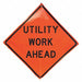 Utility Work Ahead Traffic Sign 48 x48 