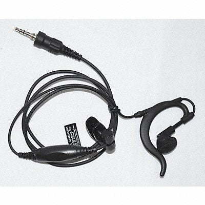 Earpiece Microphone Black 48 Cord L