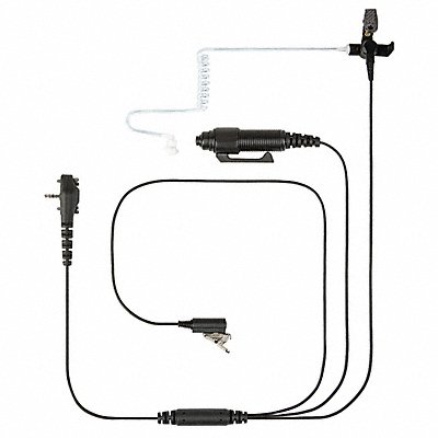 Surveillance Kit 4 ft Cord L Black