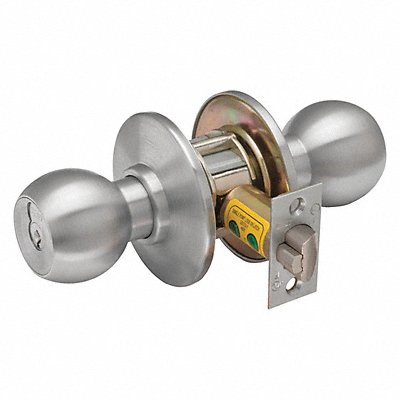 Knob Lockset 2-3/4 Backset Mechanical