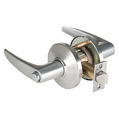 Door Lever Lockset 2-3/4 Strike Dim