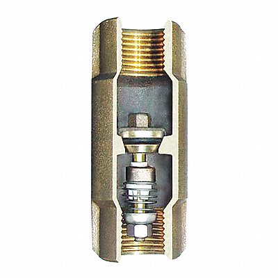 Spring Check Valve Bronze 3/4 FNPT