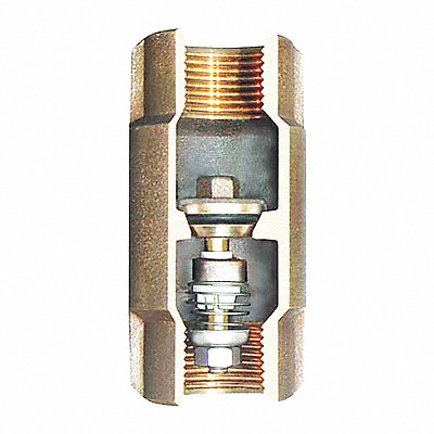 Spring Check Valve Bronze 1-1/2 FNPT