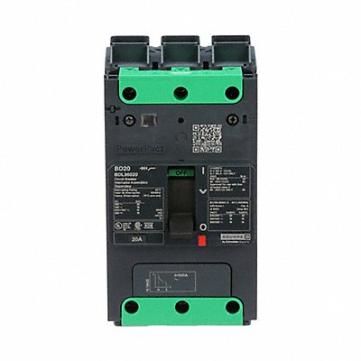 Circuit Breaker 20A 3P 525VAC BDL