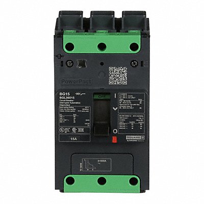 Circuit Breaker 15A 3P 525VAC BGL