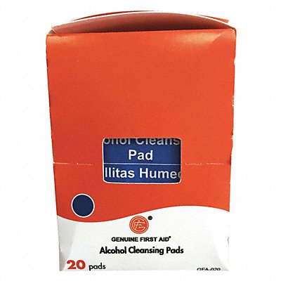 Alcohol Pads Box Wrapped Packets PK20