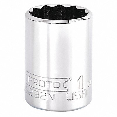 Socket Steel Chrome 1 in