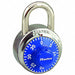 Combination Padlock 2 in Round Silver