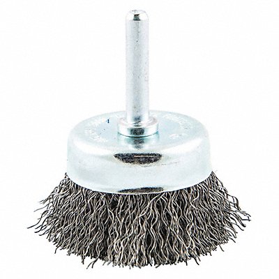 Cup Brush Crimped 1-3/4 Dia Shank