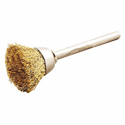 Cup Brush Crimped 5/8 Dia Shank