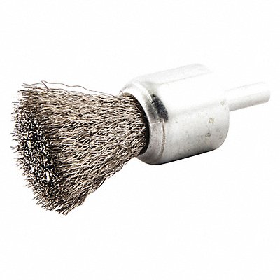 End Brush Crimped 1 Dia 22000 rpm