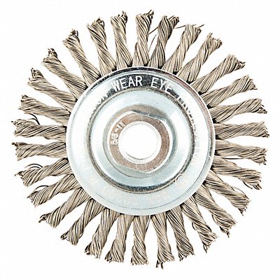 Wire Wheel Brush Twisted Stainless Steel